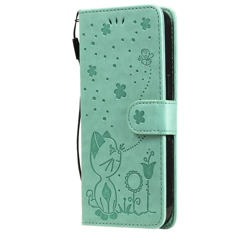 Cute Cat Bee Wallet Card Case For Nokia C10 C20 G10 G20 X10 X20 6.3 3.4 2.4 3.2 2.3 1.3 7.1 Plus 8.1 X7 Phone Protect Co_voghion.com