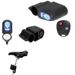 Bike Alarm With Remote Control - 120dB USB Rechargeable Anti-Theft Alarm, Vibration Sensor & Waterproof For Bicycle/Motorcycle/Scooter (Black)_voghion.com