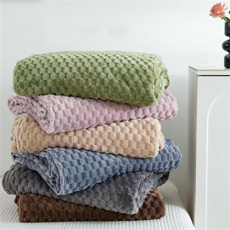 Cobertor de lã Golden Tortoise - Cobertor de lã leitosa ultramacio e quente para cama, escritório, cochilo de inverno - Manta de lã de cristal macia (200x230 cm)_voghion.com