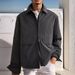 2024 Spring And Autumn New Men's With Collar Solid Color Large Pocket Jacket_voghion.com