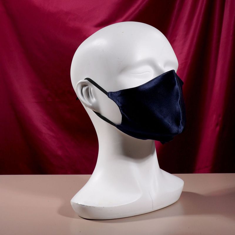 ​22 Momme 100% Mulberry Silk Face Mask - Double-Layer With Nose Wire For Perfect Fit (Breathable Hypoallergenic & UV Protection Reusable Mask)​​_voghion.com