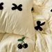 Class A INS Towel Embroidery Bowknot Pair Single Pillow Core Inner Pillowcase Bed Embroidered Dustproof_voghion.com