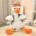 Nouveau jouet en peluche canard répété apprenant à parler enregistrement chant, jouets mâles et femelles jouet en peluche poupée canard répété_voghion.com
