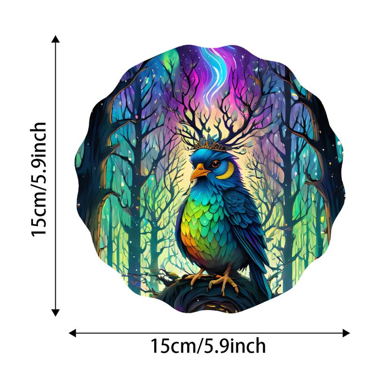 Alien acrylic magical animal double-sided printing Suncatcher home pendant with chain and suction cup_voghion.com