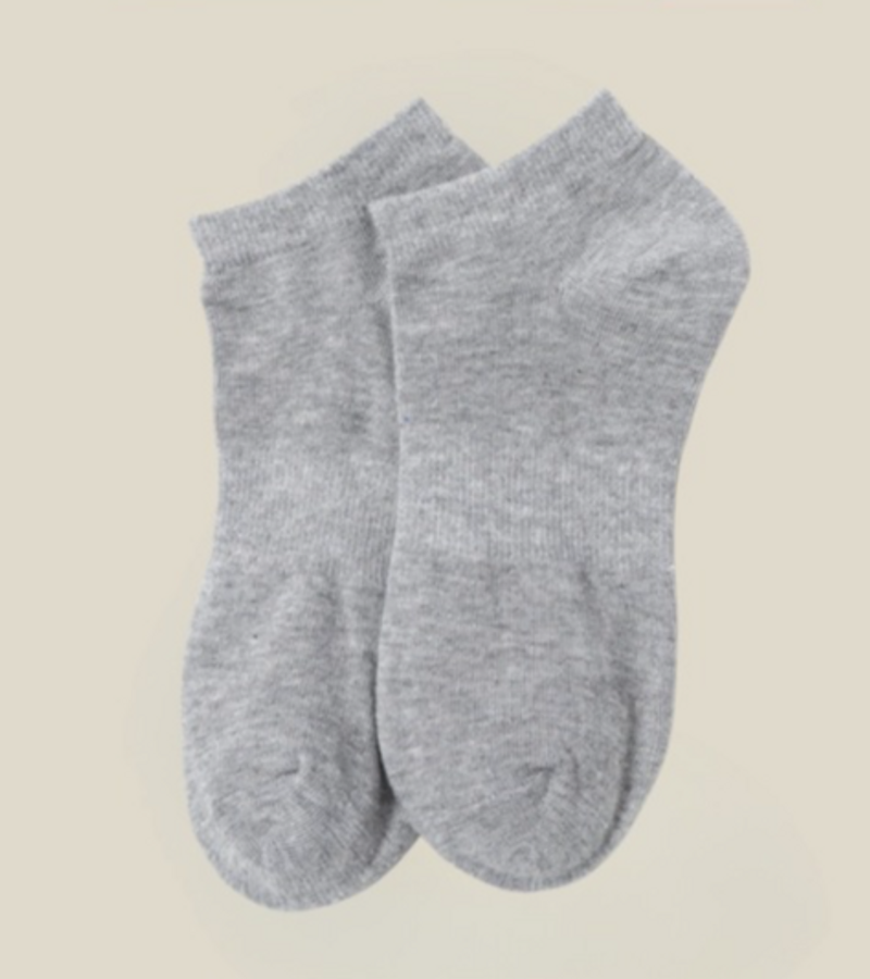 Unisex sokker forår sommer åndbare absorberende mænd og kvinder ins sort og hvid ensfarvet mellemrør sokker høje par båd sokker_voghion.com