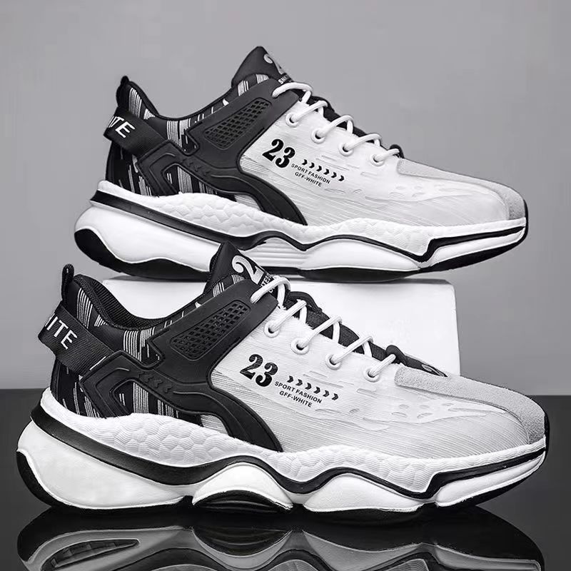 2024 new sports high top casual fashion mesh breathable men's shoes_voghion.com