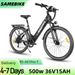 SAMEBIKE RS-A01 Pro-T 26 colių elektrinis dviratis, 36 V 15 Ah baterija, 500 W variklis miesto elektrinis dviratis, geriausiai tinka važinėti ir važinėti mieste _voghion.com
