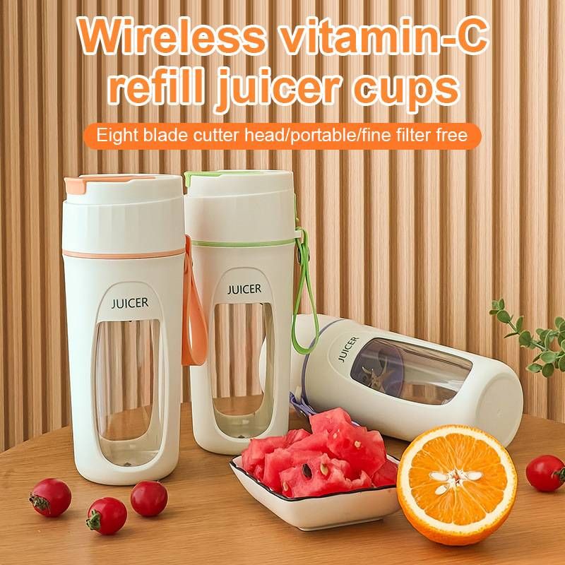 Kitchen Appliances New Rechargeable Mini Juice Small Juicer Portable Wireless Juicer Cup Household Multifunctional Juice Cup_voghion.com