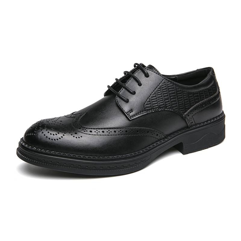 Zapatos Oxford de marca para hombre, estilo británico, zapatos formales de negocios para hombre, mocasines planos de alta calidad._voghion.com