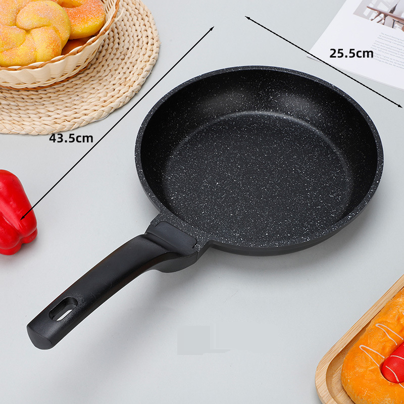 Frigideira de pedra medicinal doméstica, frigideira antiaderente sem fumaça, frigideira para bife, frigideira para café da manhã, ovo frito, panqueca de frutas_voghion.com