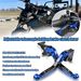 GSX-8S GSX8S 2024. gada jaunām motociklu detaļām CNC 6 ātrumu regulējama, ievelkama, salokāma bremžu sajūga svira gsx-8s 2023.-2024._voghion.com