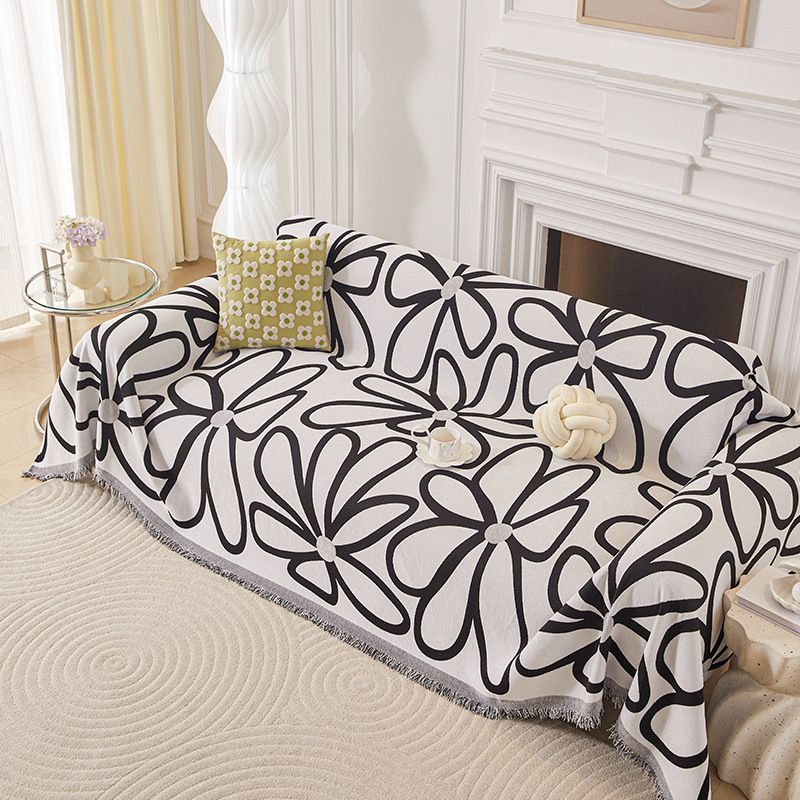 Copridivano geometrico in ciniglia – Copridivano a protezione totale per divani componibili (8 colori, 9 misure, design reversibile)_voghion.com