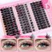 Grensoverschrijdende nieuwe 148 clusters gemengde C curve nepwimpers set DIY gesegmenteerde grote capaciteit dikke wimpers groothandel_voghion.com
