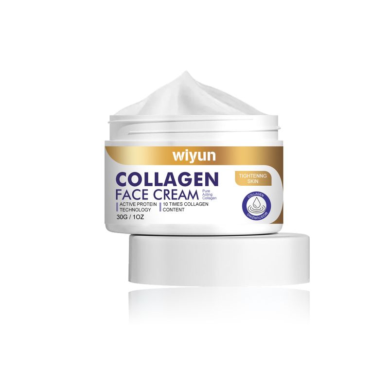 WIYUN Collagen ist zart, glatt, feucht, fest, Kollagen hellt auf und pflegt die Haut Gesichtscreme_voghion.com