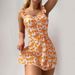 2025 New One-Piece Women's Swimsuit Printed Conservative High-Waist Bohemian Beach Dress Bikini_voghion.com