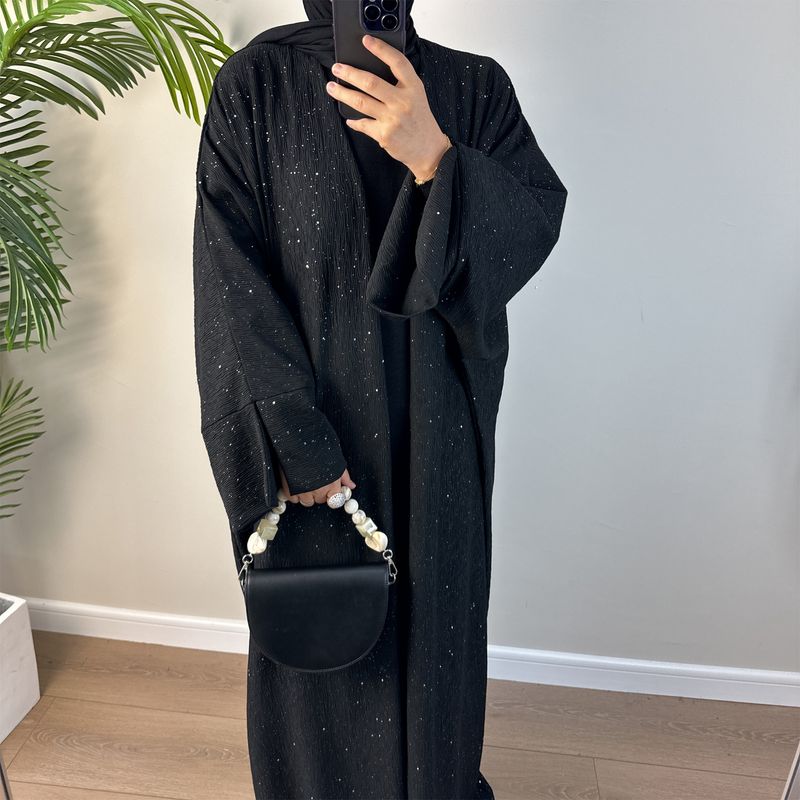 Cardigan épais élégant pour femme à Dubaï, Moyen-Orient, Turquie, Dubaï, automne et hiver_voghion.com