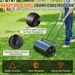 VEVOR Lawn Roller, 13 Gallon Sand/Water Filled Yard Roller, Steel Sod Roller With Easy-turn Plug And U-Shaped Ergonomic Handle For Convenient Push A_voghion.com