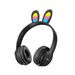 New P47R Luminous Bluetooth Headworn Rabbit Ear Mobile Wireless Games Student and Children's Earphones_voghion.com