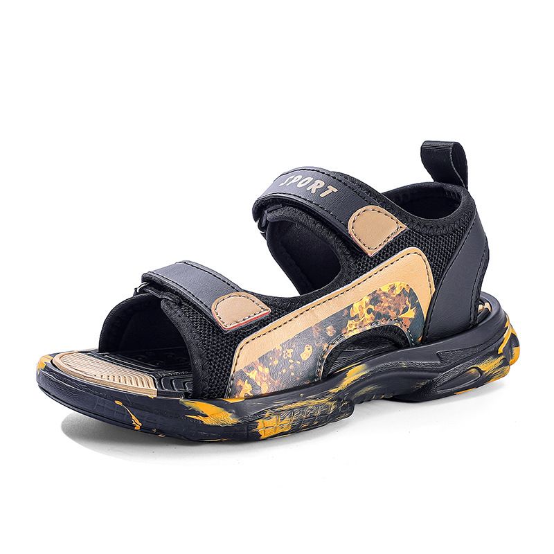 Kids Shoes Boys sandals 2024 summer new sports lightweight non slip children's sandals for middle and large children's trendy boys beach shoes_voghion.com