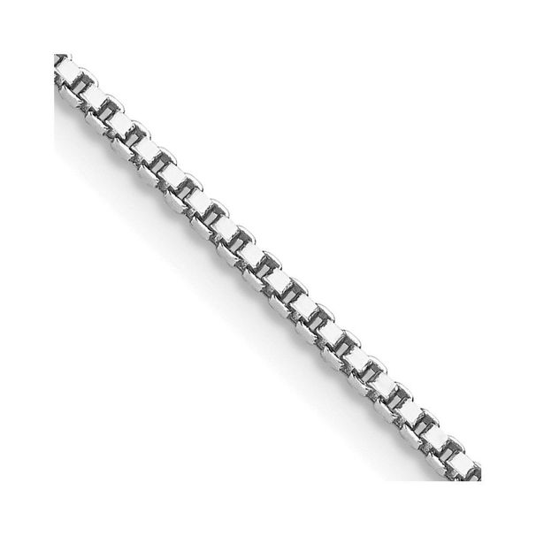 Sterling Silver Rhodium-plated 1.4mm Box Chain_voghion.com