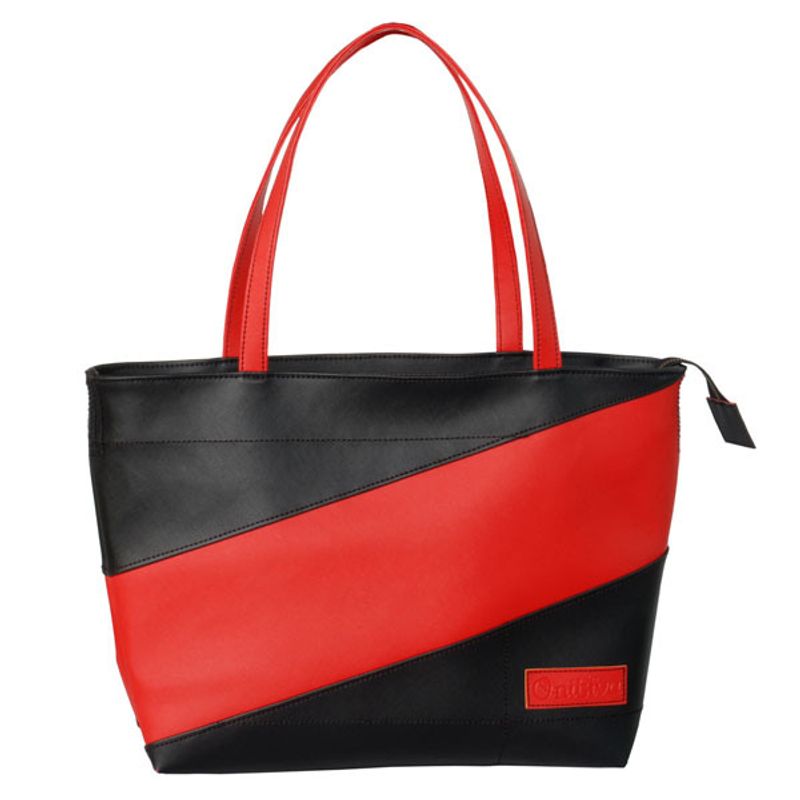 [Cherry Flavor] Onitiva Leatherette Double Handle Satchel Bag Handbag Purse_voghion.com