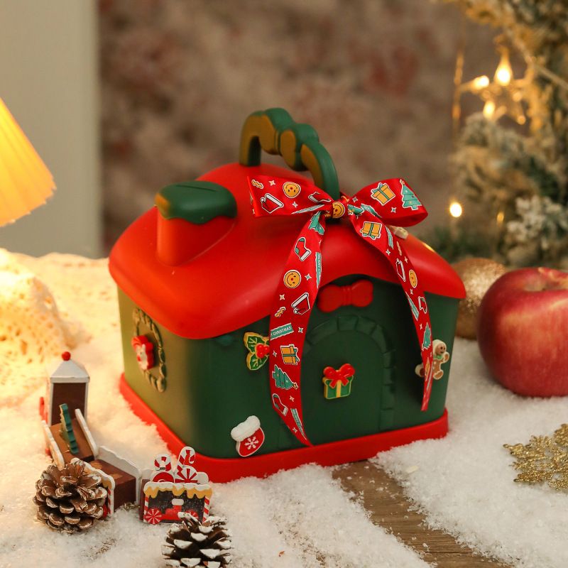 2023 New Christmas Gift Box Christmas Children's Storage Box Savings Tank Christmas Eve Apple Box Christmas Packaging_voghion.com