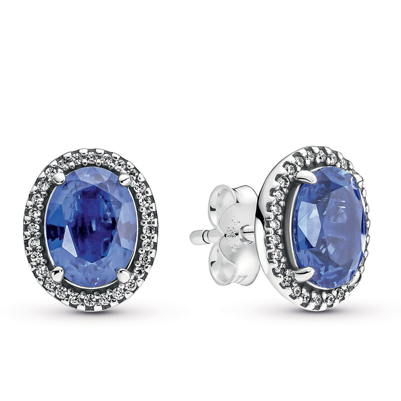 Orecchini a bottone Halo scintillanti_voghion.com