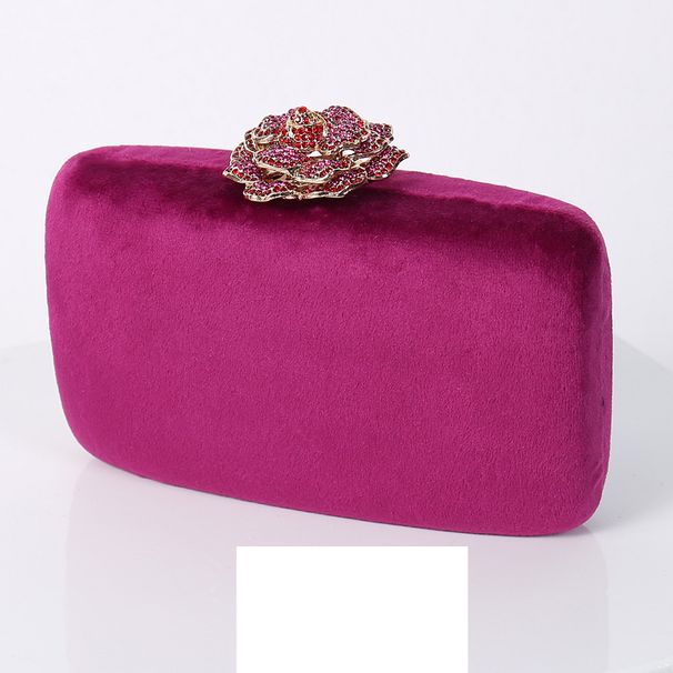 Nuova borsa da sera di alta gamma con diamanti e pochette in velluto con catena, per feste e abiti da sera da donna_voghion.com