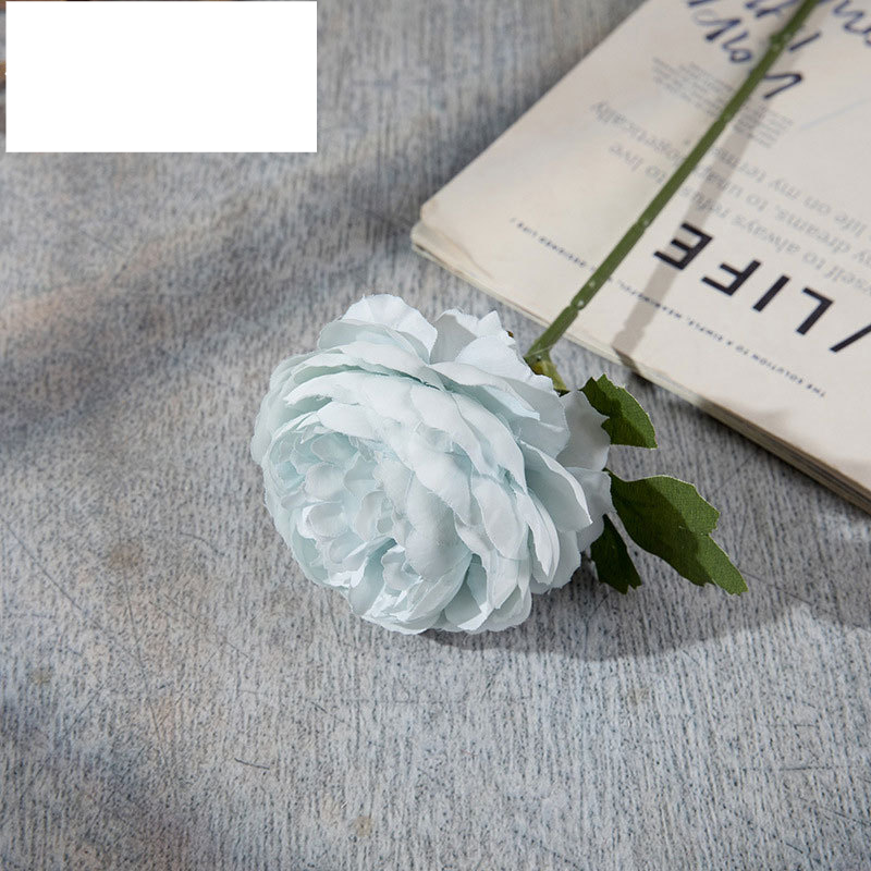 Nachtrose Einzelkopf Kleine Teerose Simulationsblume Hersteller Wohndekoration Hochzeitsstrauß Wandblume MW57892_voghion.com