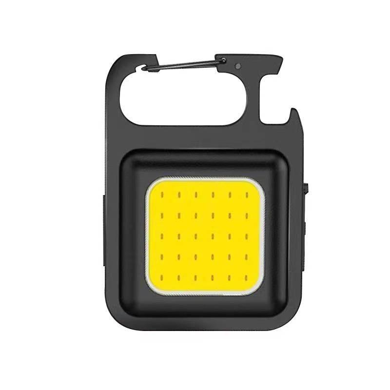 Brelok do kluczy mocne światło latarka z możliwością ładowania super jasna zewnętrzna wielofunkcyjna przenośna mini lampa robocza mała przenośna le makro_voghion.com