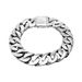 Titanium Steel Men's Smooth Flat Rock Casting Bracelet CE194_voghion.com