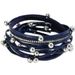 New Multi-layer PU Leather Bracelet For Women Fashion Diamond-studded Leopard Print Magnetic Clasp Bangle Jewelry_voghion.com