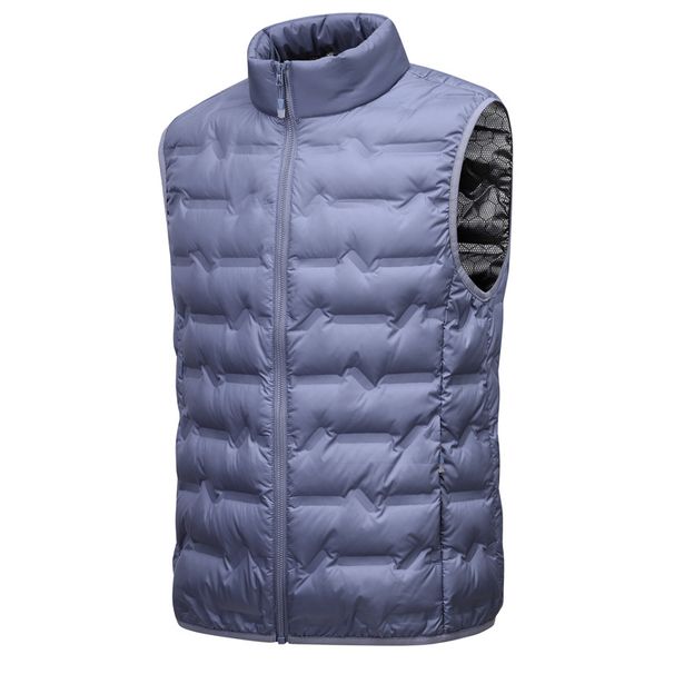 Winter new graphene heating down men and women, casual outdoor stand up collar warm vest for couples_voghion.com