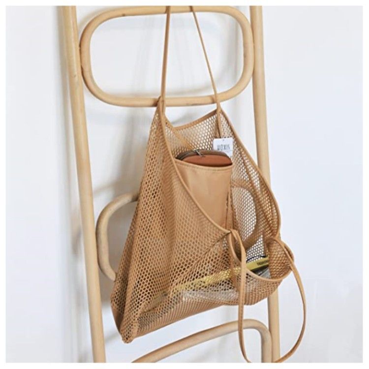 2024 New Beach Bag Leisure Large Capacity Small Hole Shape Beach Bag Women's Crossbody One Shoulder Handbag Fashionable Summer Bag_voghion.com