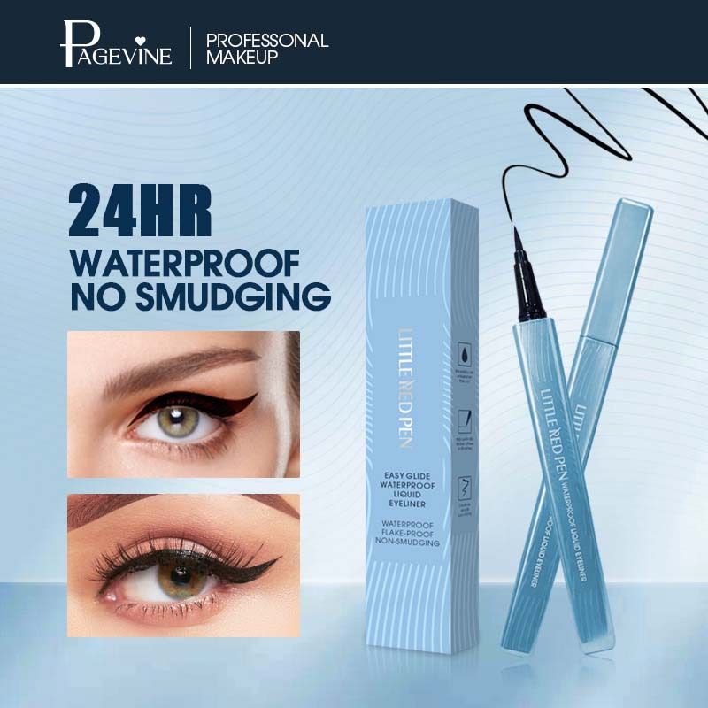 Schönheit & Gesundheit PAGE VINE Wasserfester, schweißfester, wischfester, lang anhaltender, ultrafeiner flüssiger Eyeliner-Stift für Frauen_voghion.com