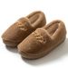 Women's Plush Lined Memory Foam Slippers – Non-Slip Indoor Outdoor House Shoes For Winter Comfort, Soft Fleece & Cushioned Support_voghion.com