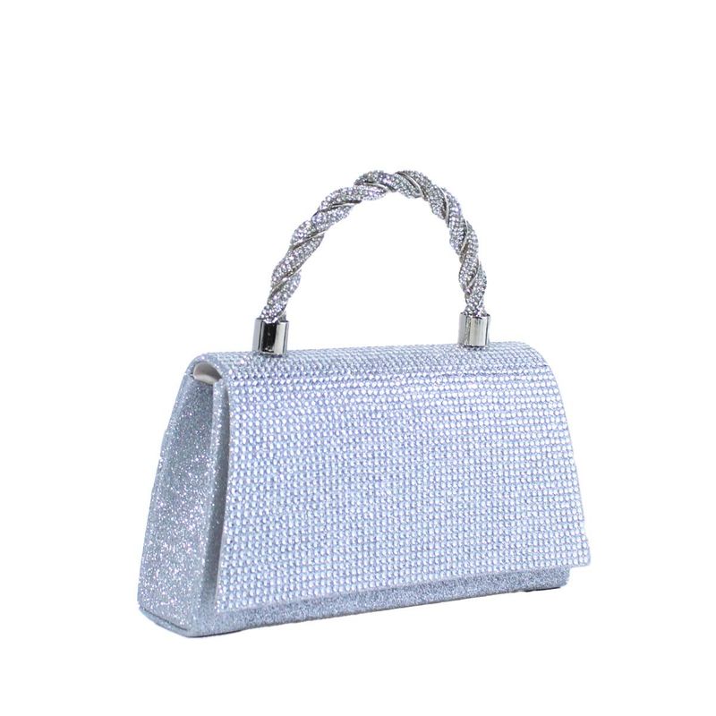 Women's Heel High Sandals Bag Set Heels High End Rhinestone Round Handbag_voghion.com