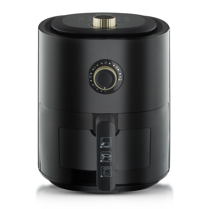 Fritadeira Elétrica Multifuncional com Air Fryer Visível, Grande Capacidade de 4L, Ideal para Cozinhar de Forma Saudável em Casa, UE_voghion.com