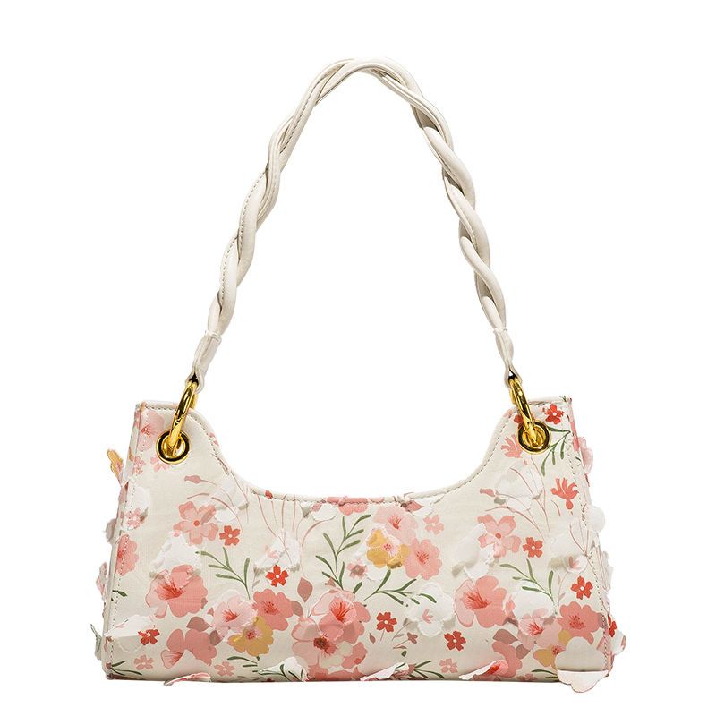 Ascelle in pizzo floreale estivo di fascia alta in vera pelle per borsa da donna alla moda con una tracolla_voghion.com