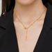 New Arrival All-Match Small Waist Necklace Women's Light Luxury Niche Design Sense Fashion Brass Gold Plated Set Chain for a Long time_voghion.com