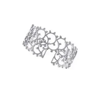 Damesmode Romantische Holle Wijnstok Ornament Rosegoud/Zwart/Wit Combinatie Vrouwelijke Trouwring Bruidsringen_voghion.com