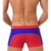 Men's Swim Trunks - Quick-Dry Board Shorts With Drawstring Waist & Zippered Pockets Color Block Design For Swimming Beach & Pool_voghion.com