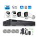 Full Color Night Vision With Audio POE Network Cable Electric Monitoring Set CCTV NVR HD Surveillance Camera_voghion.com