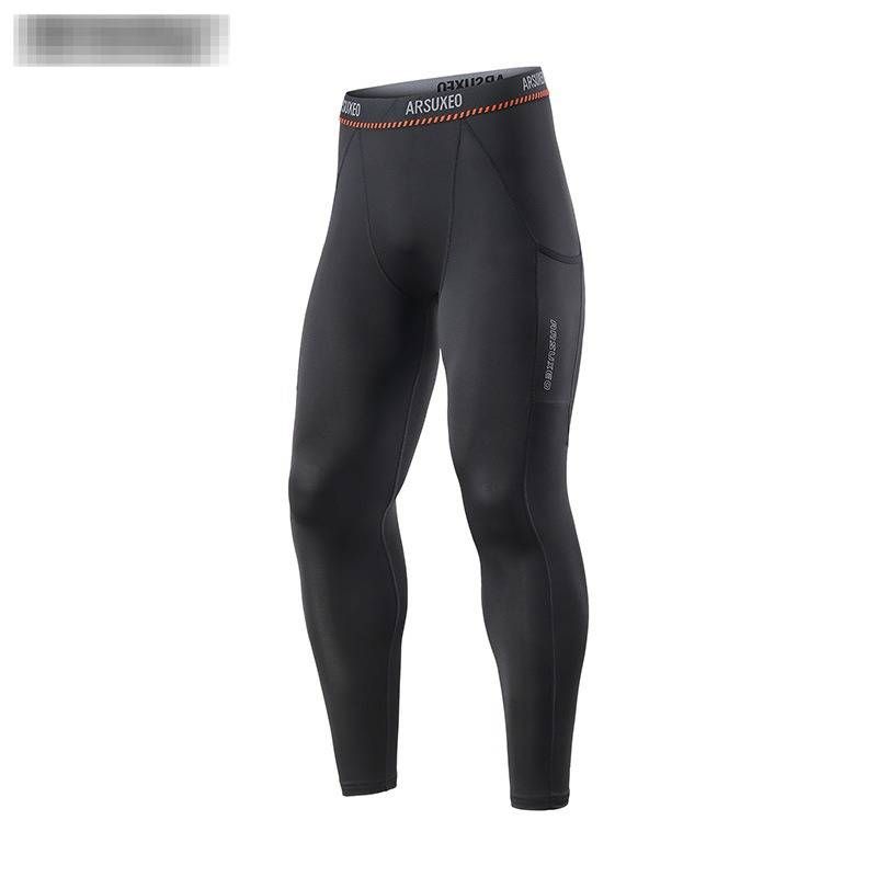 NOKO-Men's Athletic Leggings For Basketball, Soccer, And Track And Field Training (light, Breathable, Cropped Stretch Pants)_voghion.com