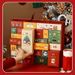 Calendario del conto alla rovescia di Natale in scatola regalo - Set di scatole regalo cieche per l'Avvento da 24 giorni (elegante lamina e design festivi, custodia in plastica inclusa)_voghion.com