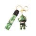 Portachiavi con ciondolo, piccolo regalo, squisita statuetta di cartone animato militare, coppia creativa, zaino_voghion.com