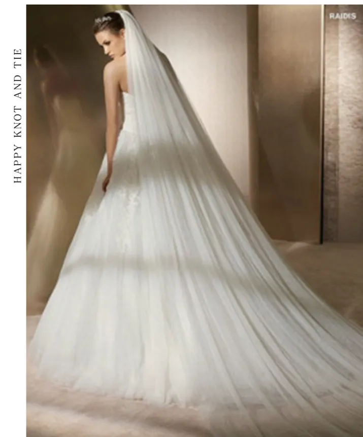 Women's Clothing Veil bride new style wedding single layer lace veil wedding dress long accessories clothing accessories long_voghion.com