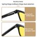 Retro Night Vision Anti-blue Light Yellow Men's And Women's Mobile Phone Flat Glasses Computer Competitive Game Eye Protection Glasses_voghion.com