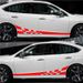 Body Waistline Side Skirt Stripes Decals Full Car Stickers_voghion.com