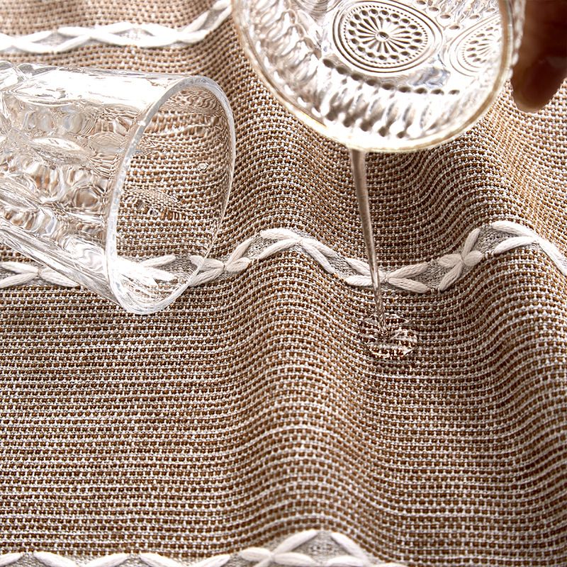 Polyester Tablecloth – Waterproof Oilproof Heat-Resistant, Non-Slip Wrinkle-Free Nordic Minimalist Style For Dining/Coffee Table_voghion.com